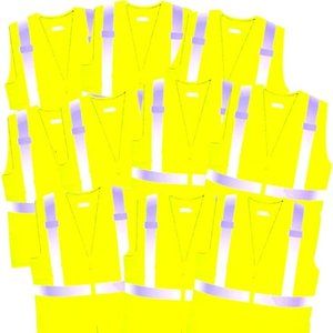 COMFITWEAR High Visibility Safety Vests for Construction (12,2X-LARGE)